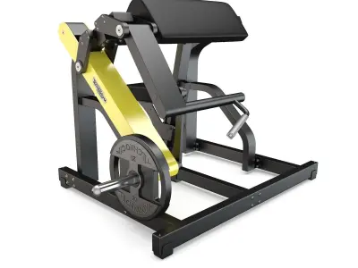 Technogym - Plate Loaded - Biceps 3D model