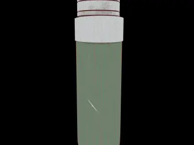 Army Flask Low-poly 3D model