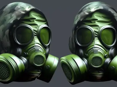 Helmet 3d model military combat Military Low-poly Low-poly 3D model 30