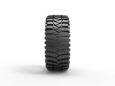 Mud tire Ring 3D print model