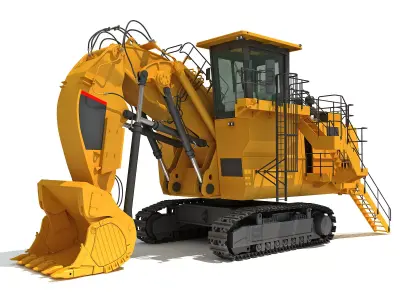 Mining Excavator 3D model