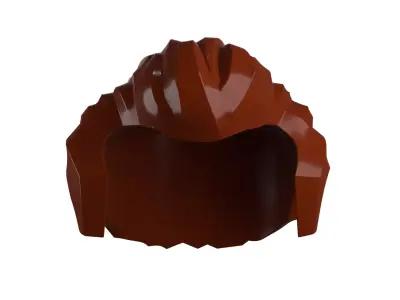 Custom3Dprint Minifigure Accessory - Minifigure Hair S2 - 050 3D print model