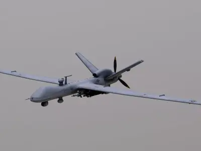 MQ-9-Reaper Low-poly 3D model