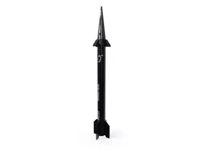 Fattah-01 Hypersonic Ballistic Missile Low-poly 3D model