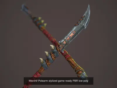 Stylized weapon set 3D Model Pack