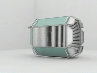 Sci Fi Ship Robot 3D model