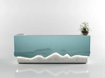RECEPTION COUNTER 084 3D model