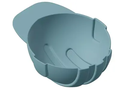 Plastic Exquisite Safety Helmet Toy 3D model