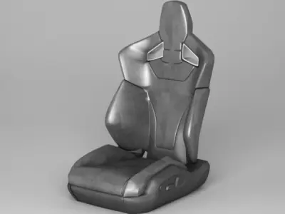 Car Seat Audi TT RS Sport 3D model
