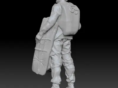 US Army Paratrooper 3d Print Kit 3D print model