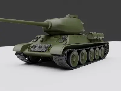 T 34-85 3D model