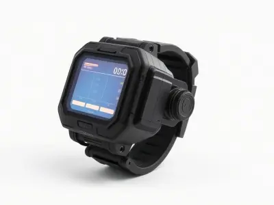 Tactical Digital Watch Model Pack Low-poly 3D model