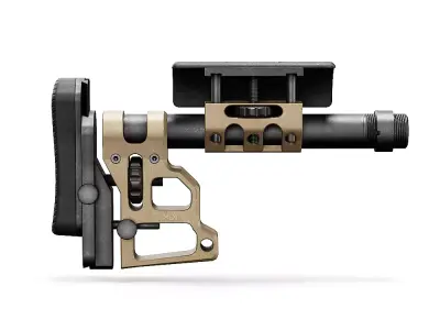 MDT SCS - Skeleton Carbine Stock Low-poly 3D model