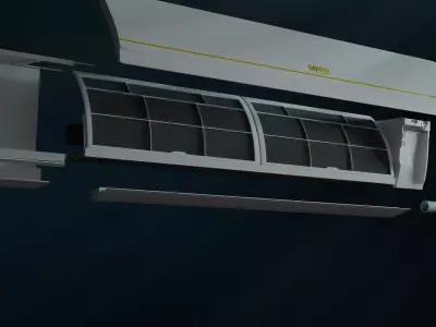 air conditioner full model 3D model