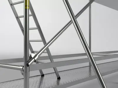 Scaffold tower 5 3D model