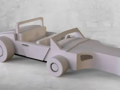 Fangface car  3D print model