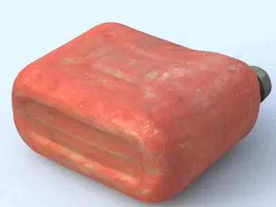 Jerrycan Middle Polly 3D model