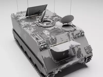  M113 APC detail 3d model 3D print model