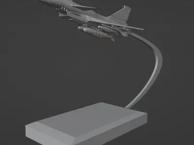 3D PRINTABLE J-10C  Free 3D print model