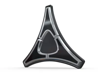 Dodge new Logo 3D model by 3dlogoman