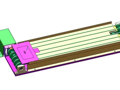 Auto-CELL-Screen-Assembly-AOI-3D-Model-SolidWorks-IGS 3D model