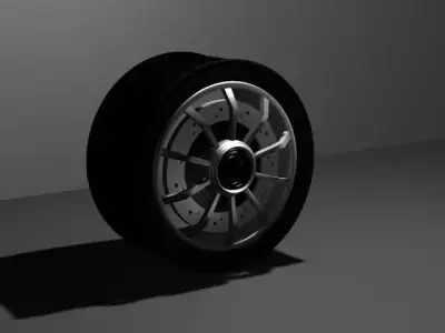rims 1 wheel 3D model