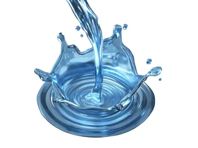 Water Splash 14 3D model