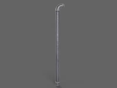 PBR Pipe Weapon V1a Low-poly 3D model