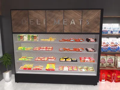  Butcher Shop and Meat Locker Room Collection 