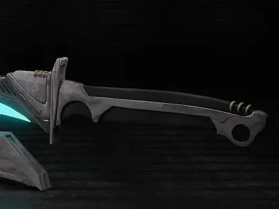 Sci-Fi Katana 3D model
