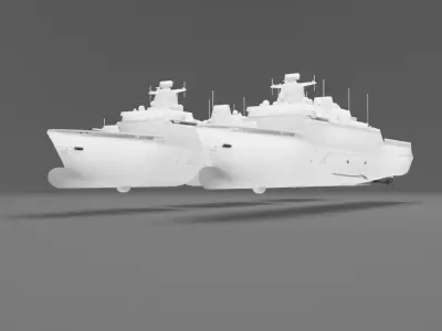 Tamandare Frigate - Resin printing 3D print model