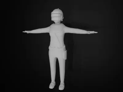 Customizable 3D Military Characters 3D model