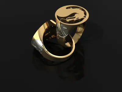 ring mortal kombat 3D print model