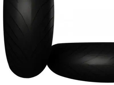 Moto GP Tire 3D model