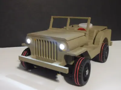 IR RC Jeep 3D print model