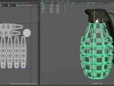 Grenade Free 3D model