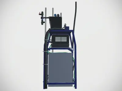 Welding Display Monitor Setup 3D model