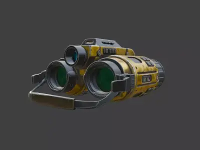 Binocular Sentinel Low-poly 3D model