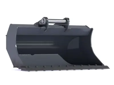 Liebherr Godet PL02 Grading Bucket 3D model