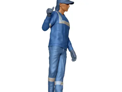 N4 Sweepers collecting garbage 3D print model