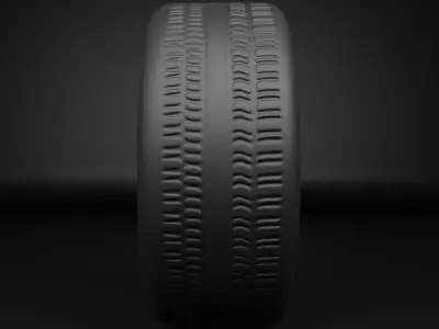 wheel 3D model - PBR and Textured