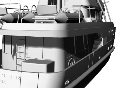 51 Foot Explorer Motor Yacht  3D model