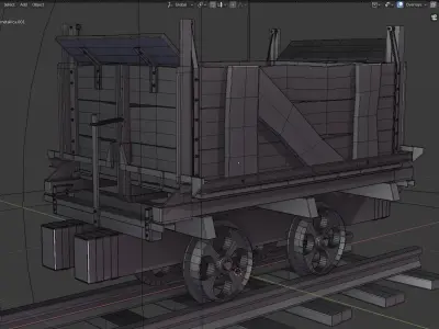 Mine Wagon 3D model