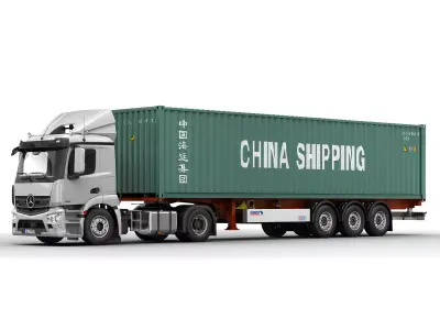 Mercedes Antos Container 3D model