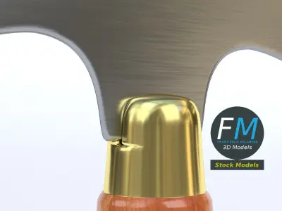 Half Moon knife 3D model