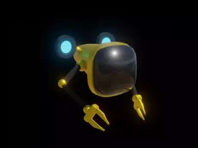 Submarine Spaceship Robot 3D model