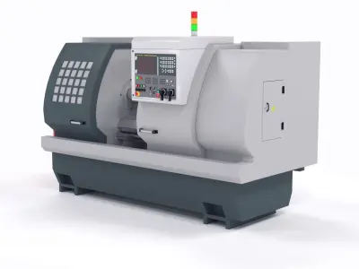 turning lathe cnc CORMAK 3D model