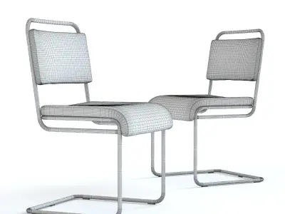 West Elm Industrial Chair 3D model