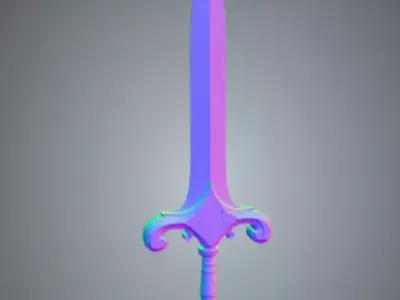 Sword 3D model 13