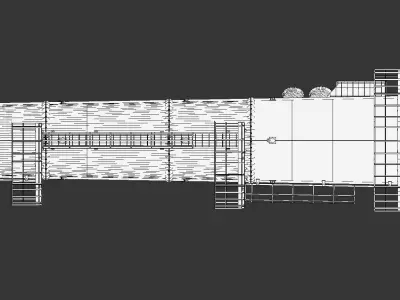 Industrial tower Low-poly 3D model